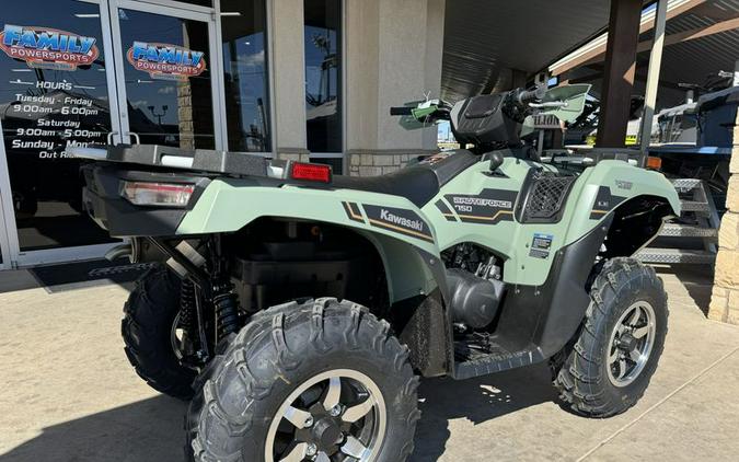 New 2024 KAWASAKI BRUTE FORCE 750 4X4I EPS NEW LIGHT SAGE GREEN