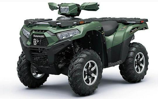 New 2024 KAWASAKI BRUTE FORCE 750 4X4I EPS NEW LIGHT SAGE GREEN