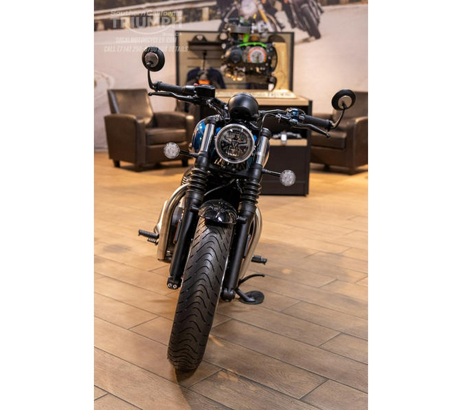 2026 Triumph Bonneville Bobber Interstellar Blue