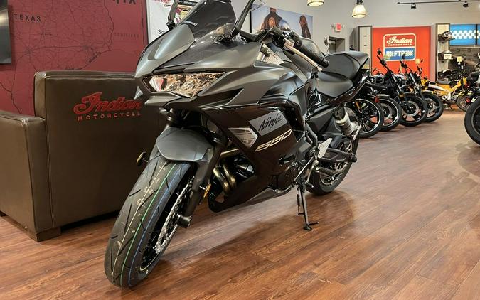 2024 Kawasaki Ninja® 650 Metallic Matte Dark Gray/Metallic Spark Black