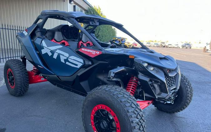 2025 Can-Am® Maverick R X RS with Smart-Shox Dusty Navy & Legion Red