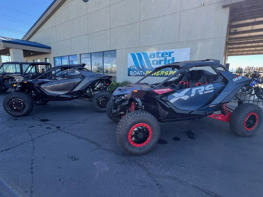 2025 Can-Am® Maverick R X RS with Smart-Shox Dusty Navy & Legion Red