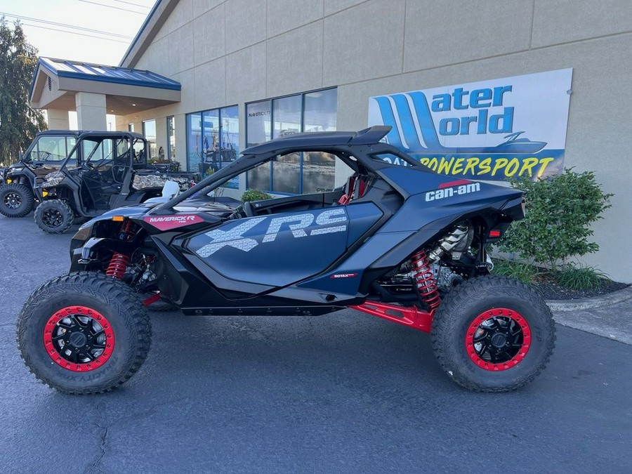 2025 Can-Am® Maverick R X RS with Smart-Shox Dusty Navy & Legion Red