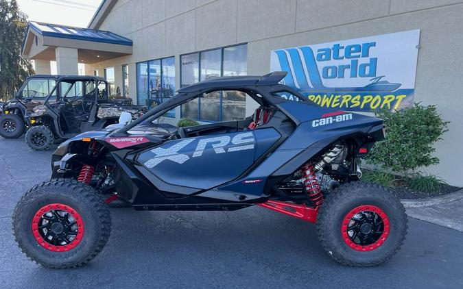 2025 Can-Am® Maverick R X RS with Smart-Shox Dusty Navy & Legion Red