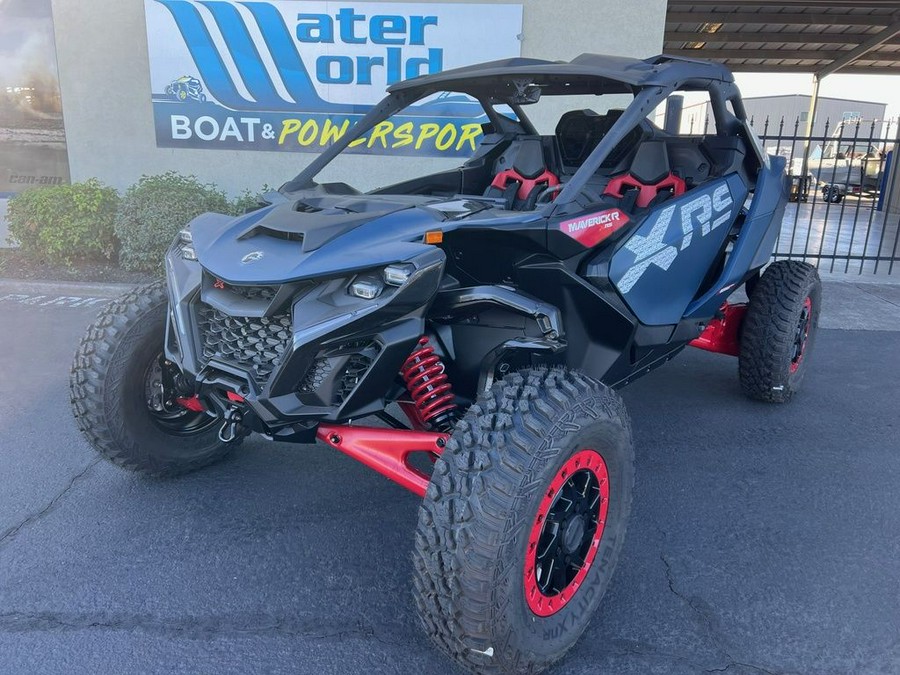 2025 Can-Am® Maverick R X RS with Smart-Shox Dusty Navy & Legion Red