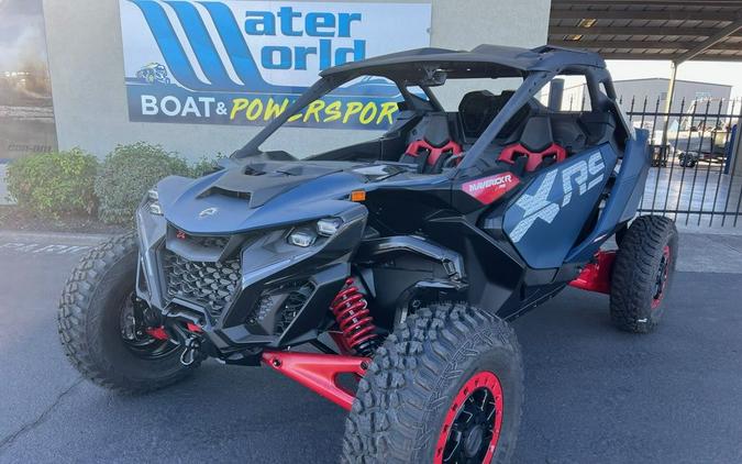 2025 Can-Am® Maverick R X RS with Smart-Shox Dusty Navy & Legion Red