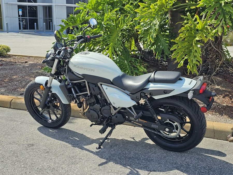 2024 Kawasaki Eliminator Pearl Robotic White