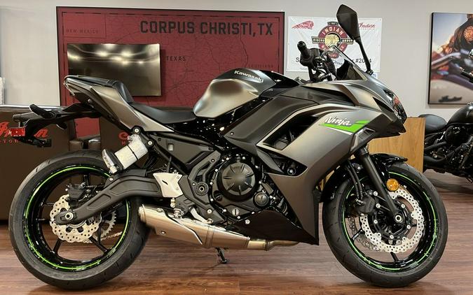 2024 Kawasaki Ninja® 650 Metallic Matte Graphenesteel Gray/Ebony