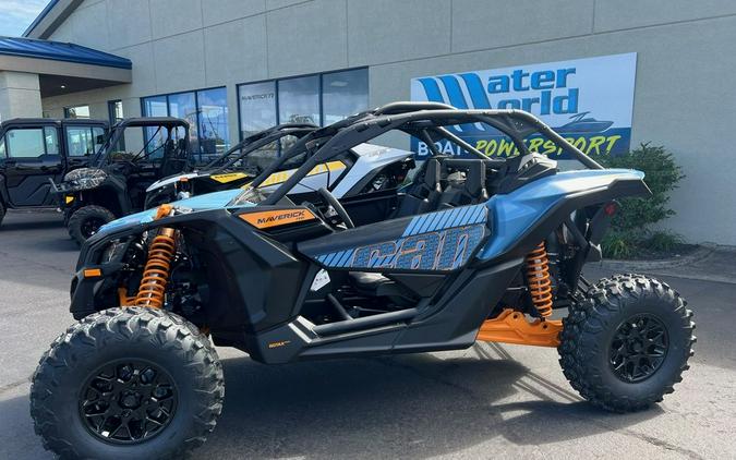 2025 Can-Am® Maverick X3 RS Turbo RR Scandi Blue & Orange Crush