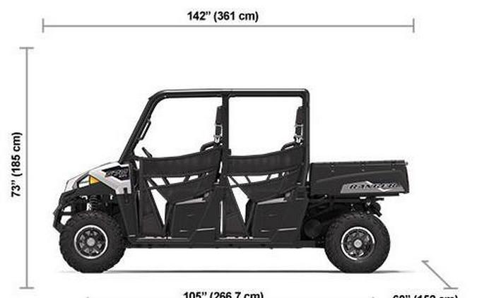 2020 Polaris Industries RANGER CREW 570-4 EPS SILVER PEARL