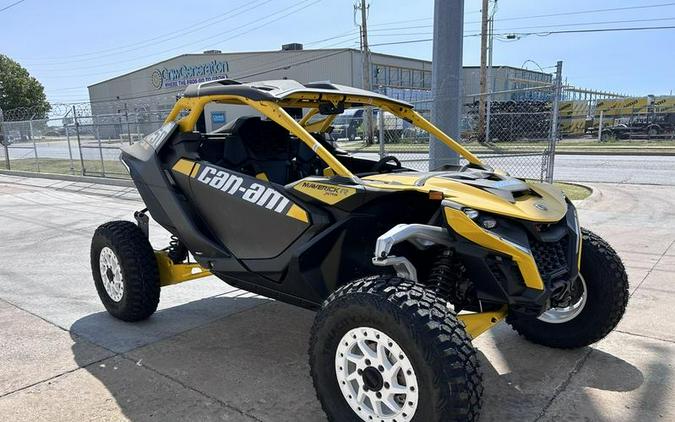 2024 Can-Am® Maverick R X RS with Smart-Shox Carbon Black & Neo Yellow