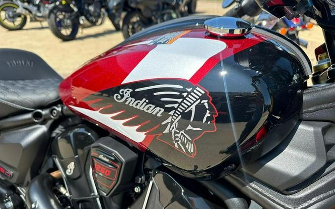 2025 Indian Motorcycle® 101 Scout® Sunset Red Metallic with Graphics