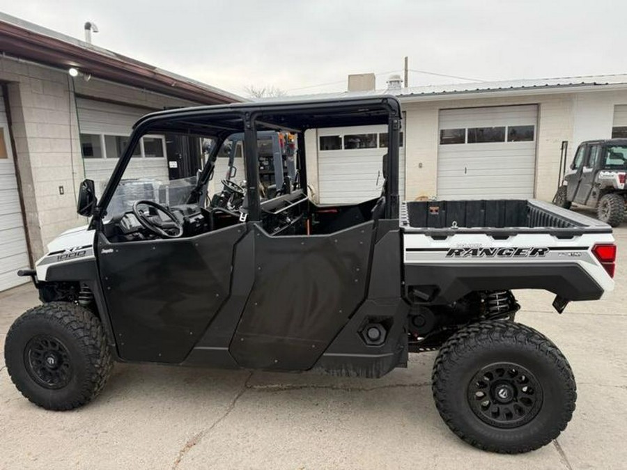 2019 Polaris® Ranger Crew® XP 1000 EPS Ride Command™ Pearl White