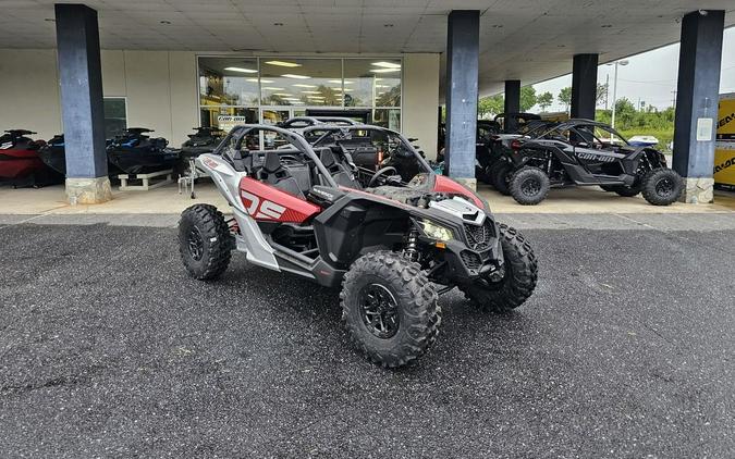 2024 Can-Am® Maverick X3 DS Turbo RR Fiery Red & Hyper Silver