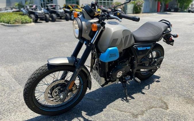 2023 Royal Enfield Scram 411 Graphite Blue