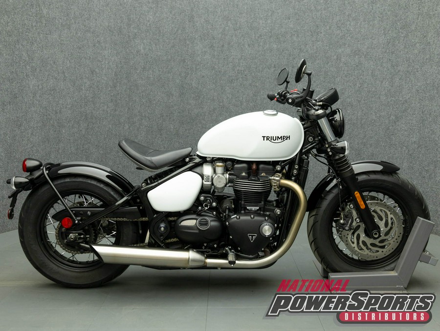 2022 TRIUMPH BONNEVILLE BOBBER