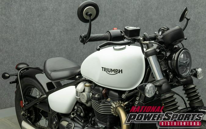 2022 TRIUMPH BONNEVILLE BOBBER