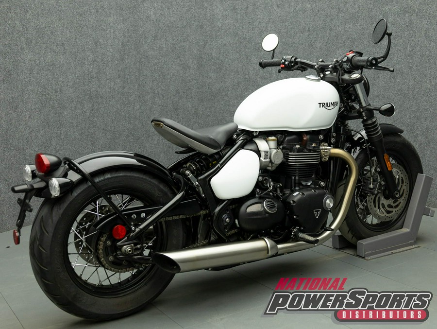 2022 TRIUMPH BONNEVILLE BOBBER