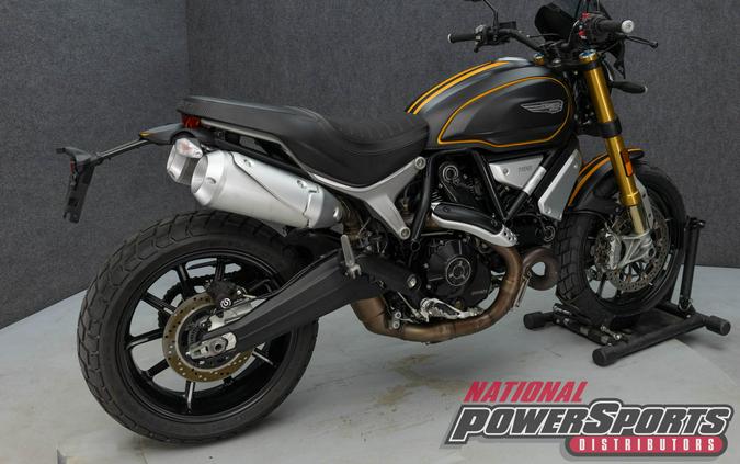 2018 DUCATI SCRAMBLER 1100 SPORT W/ABS