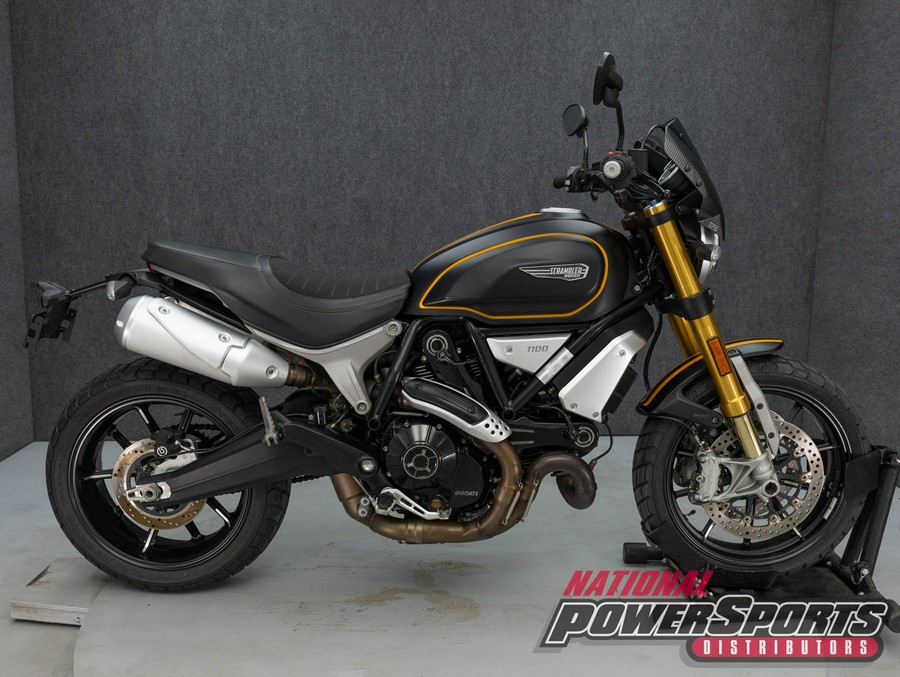 2018 DUCATI SCRAMBLER 1100 SPORT W/ABS