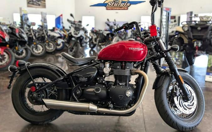 2023 Triumph Bonneville Bobber Red Hopper
