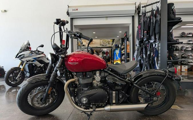 2023 Triumph Bonneville Bobber Red Hopper