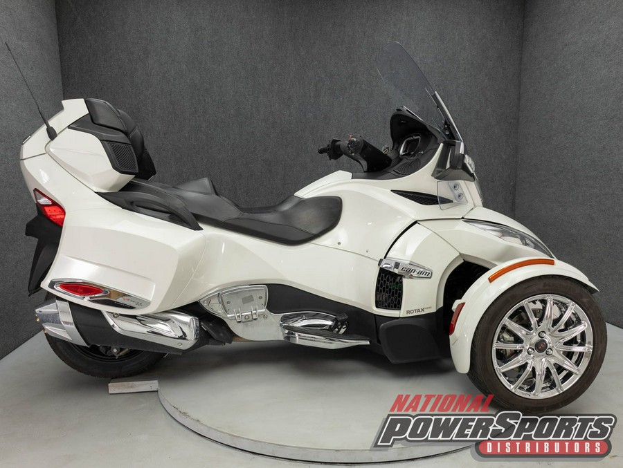 2018 CAN-AM SPYDER RT LIMITED SE6 TRIKE W/ABS