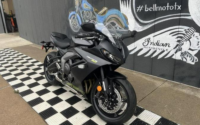 2025 Triumph Daytona 660 Satin Granite/Satin Black