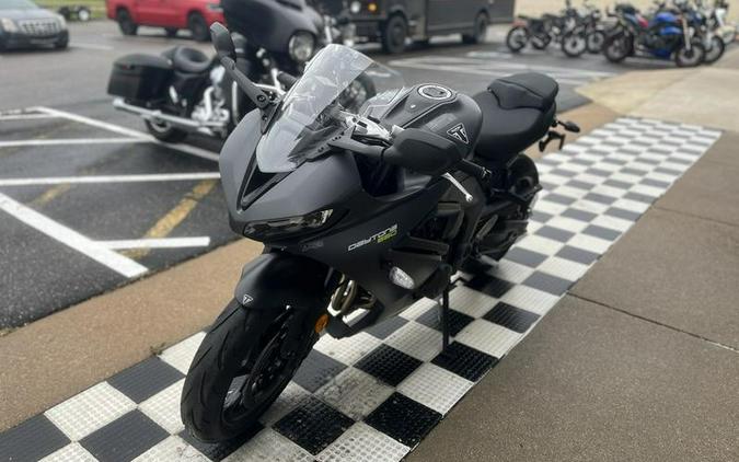 2025 Triumph Daytona 660 Satin Granite/Satin Black