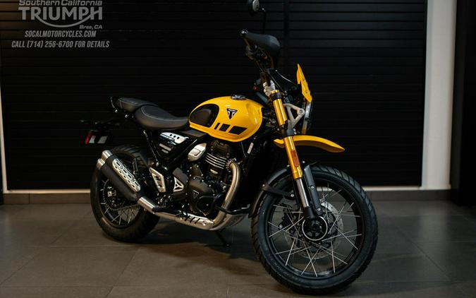 2026 Triumph Scrambler 400 XC Racing Yellow