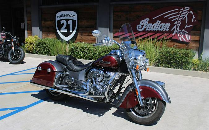 2019 Indian Motorcycle® Springfield® Steel Gray / Burgundy Metallic