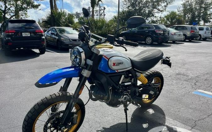 2021 Ducati Scrambler Desert Sled Sparking Blue