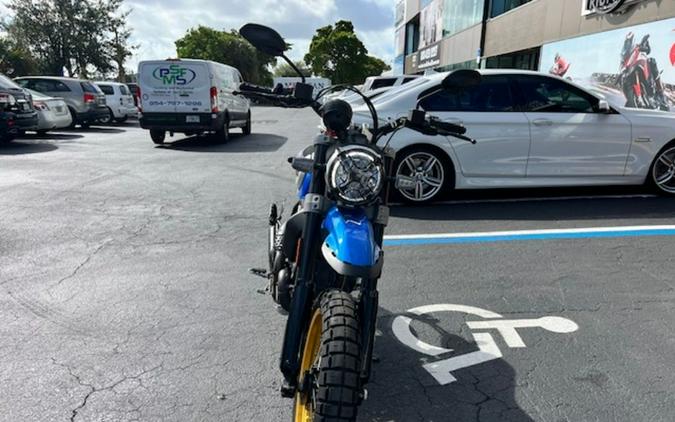 2021 Ducati Scrambler Desert Sled Sparking Blue