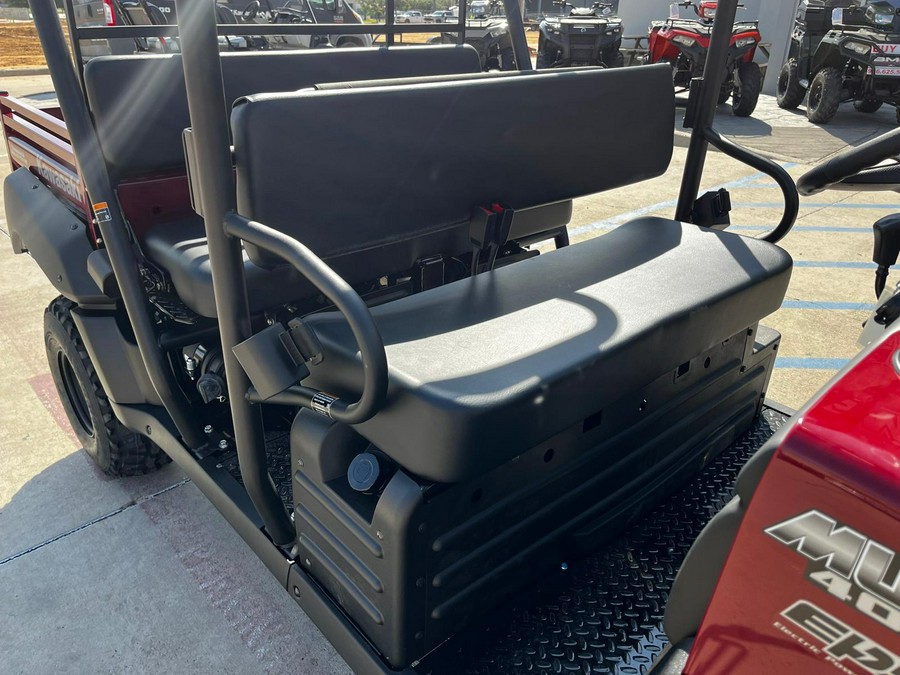 2026 Kawasaki MULE 4010 Trans4x4 Dark Royal Red
