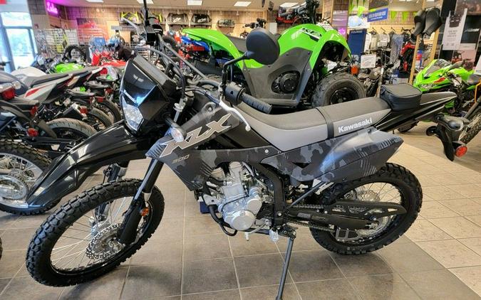 2024 Kawasaki KLX®300 Cypher Camo Gray