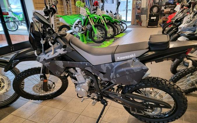 2024 Kawasaki KLX®300 Cypher Camo Gray