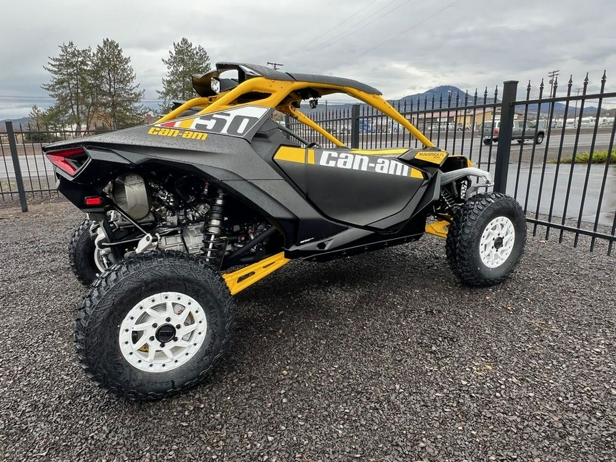 2024 Can-Am® Maverick R X RS with Smart-Shox Carbon Black & Neo Yellow