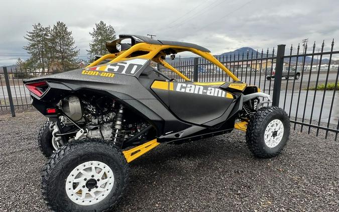 2024 Can-Am® Maverick R X RS with Smart-Shox Carbon Black & Neo Yellow