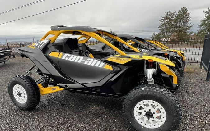 2024 Can-Am® Maverick R X RS with Smart-Shox Carbon Black & Neo Yellow