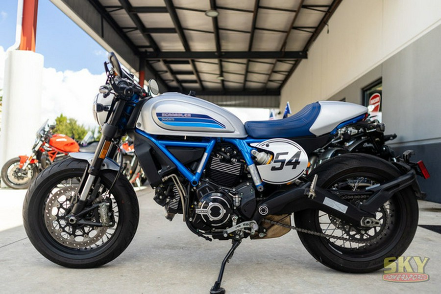 2020 Ducati Scrambler Cafe Racer Silver Ice Matte