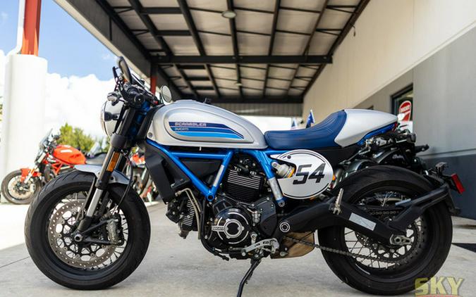 2020 Ducati Scrambler Cafe Racer Silver Ice Matte