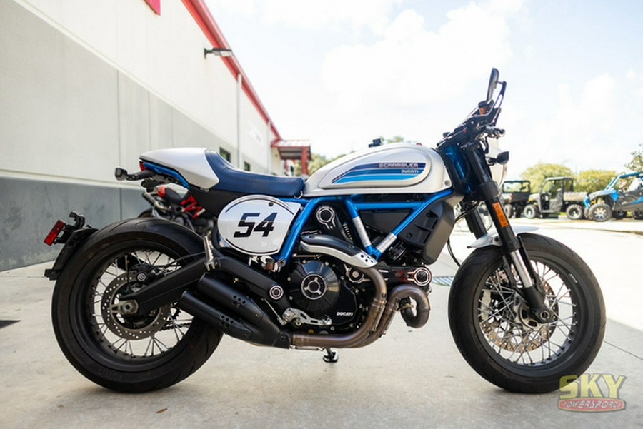 2020 Ducati Scrambler Cafe Racer Silver Ice Matte