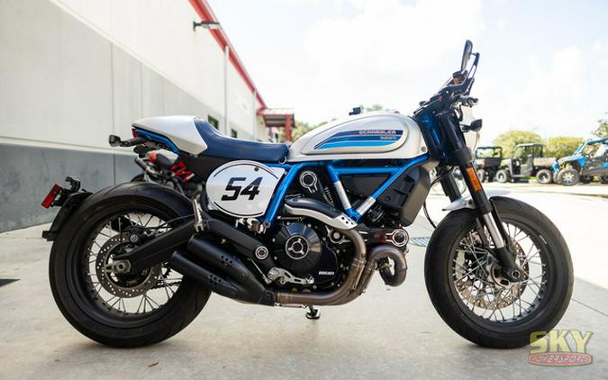 2020 Ducati Scrambler Cafe Racer Silver Ice Matte