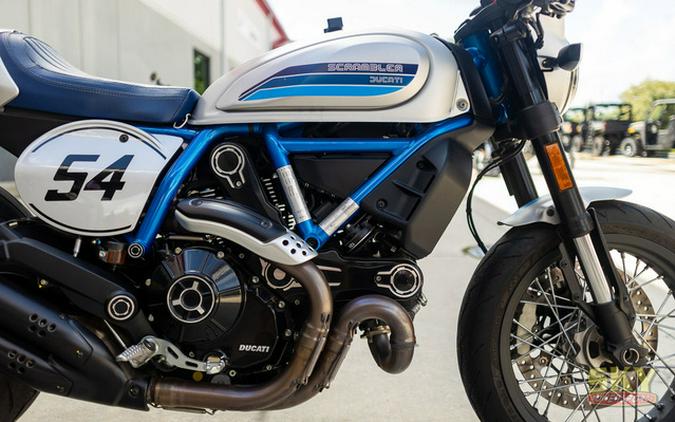 2020 Ducati Scrambler Cafe Racer Silver Ice Matte