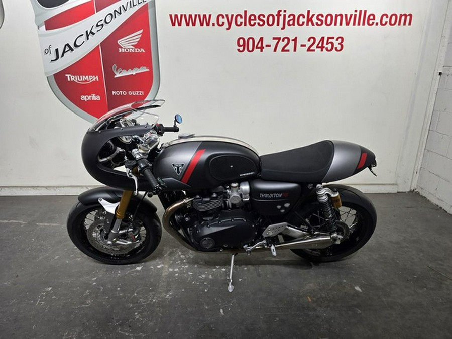 2020 Triumph Thruxton RS - Showcase Matte Storm Grey/Matte Silv