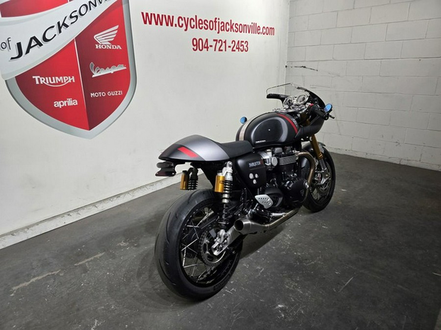 2020 Triumph Thruxton RS - Showcase Matte Storm Grey/Matte Silv