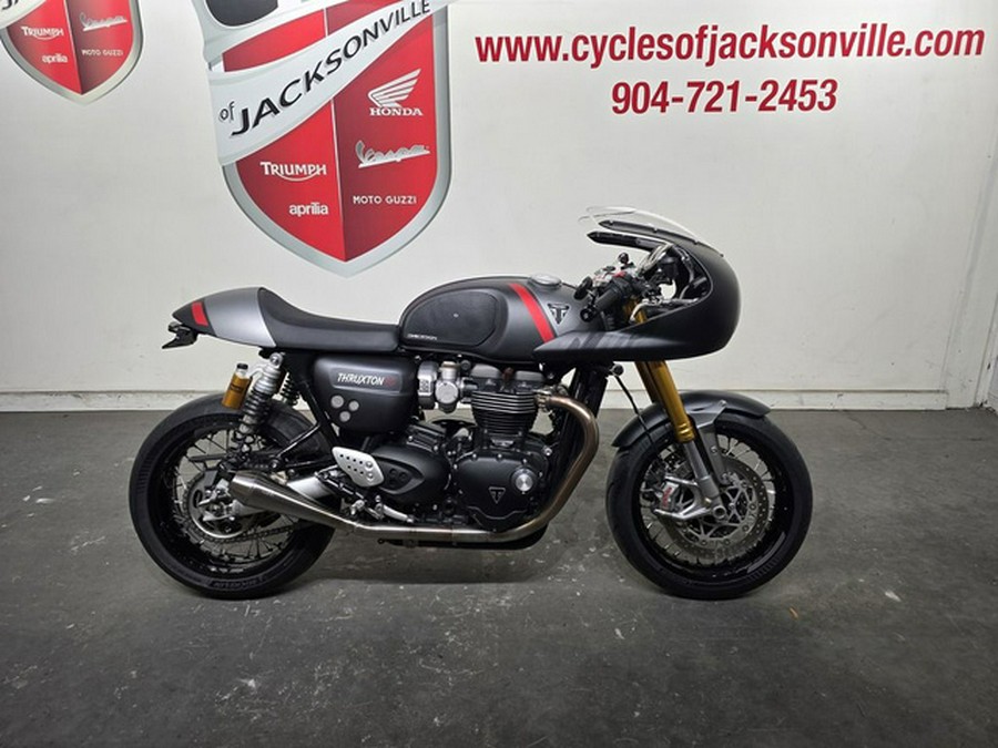 2020 Triumph Thruxton RS - Showcase Matte Storm Grey/Matte Silv