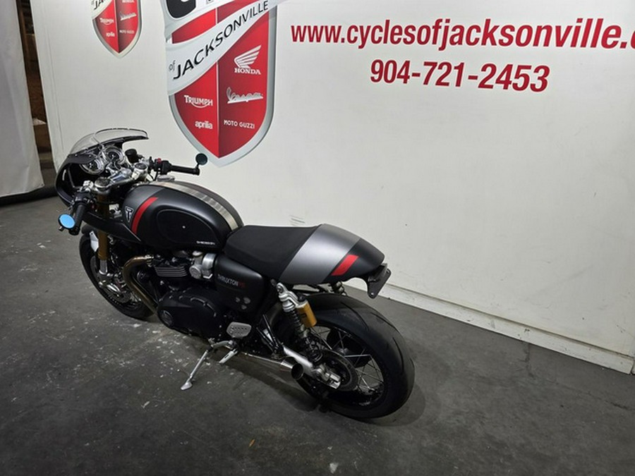 2020 Triumph Thruxton RS - Showcase Matte Storm Grey/Matte Silv