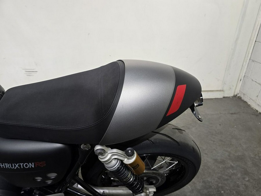 2020 Triumph Thruxton RS - Showcase Matte Storm Grey/Matte Silv