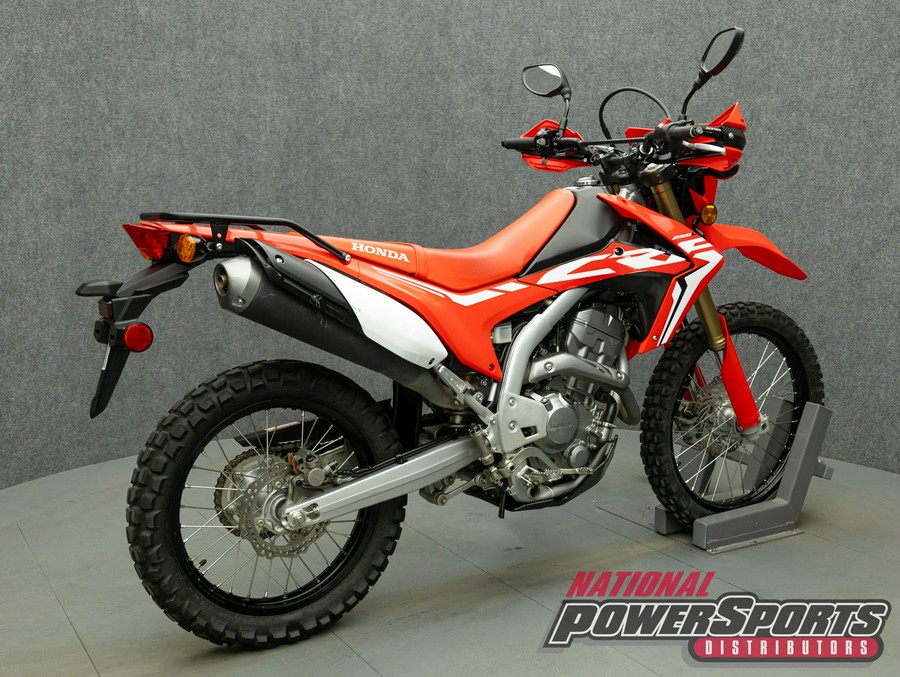 2019 HONDA CRF250L